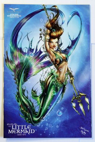 Grimm Fairy Tales Little Mermaid 1.  Retailer Variant 1 / 100.  Nm Or Better
