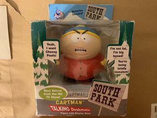South Park Cartman Talking Deskmate 1998 Comedy Central Nib