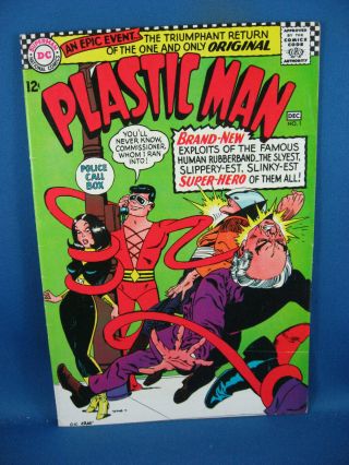 Plastic Man 1 F Vf First Issue 1966