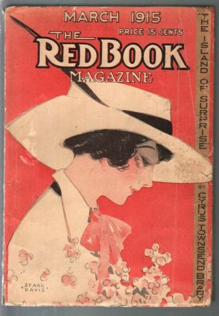 Red Book 3/1915 - Stark Davis Gga Cover - Terhune - Flagg - Cohen - Howitt - Vg