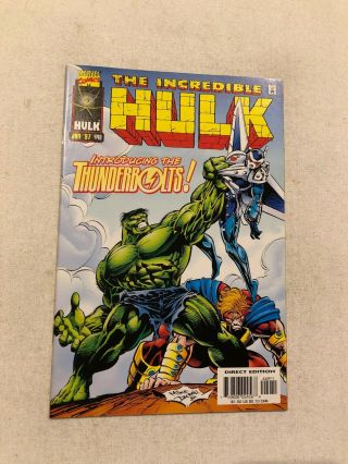 Incredible Hulk 449 Nm 9.  4 1st Appearance Of The Thunderbolts