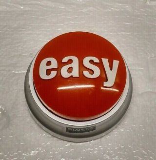 Staples That Was Easy Talking Press Push Desk Battery Operated Button 2