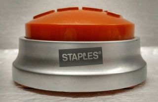 Staples That Was Easy Talking Press Push Desk Battery Operated Button 3