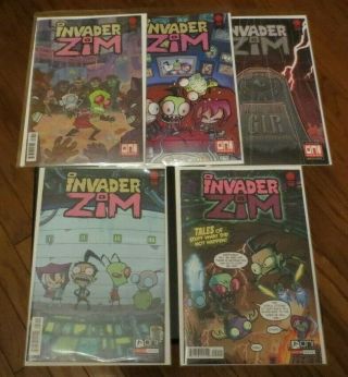 Invader Zim 36 37 38 39 40 Regular Cover Comic Book Set By Jhonen Vasquez