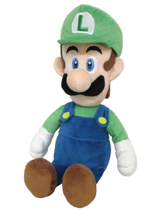 Real Little Buddy 1584 Mario All Star Luigi 15 " Medium Plush