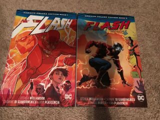 The Flash Rebirth Deluxe Edition Book 1 And 2.