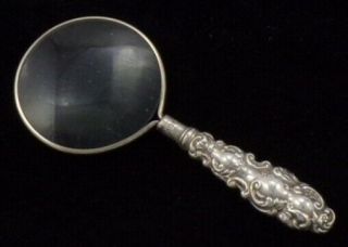 Magnifying Glass With Silver Handle Birmingham 1901