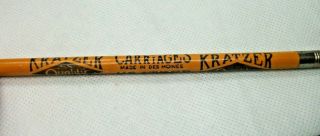 Advertising Des Moines Ia Kratzer Carriages Advertising Item A Lead Pencil