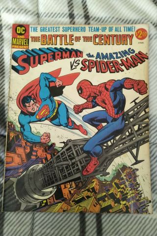 Marvel Dc Treasury Edition Superman Vs Spiderman Crossover