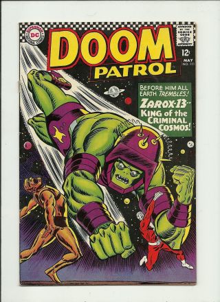 Doom Patrol 111 1967 Dc Silver Age Comic Book " Xarox - 1 " Nm -