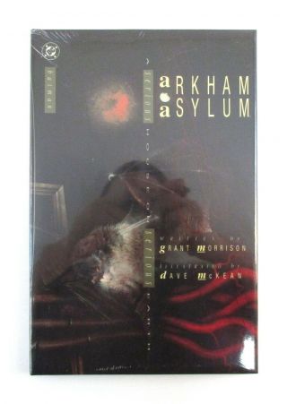 1989 Batman Arkham Asylum Hc 1st Print Grant Morrison Dc Hardcover
