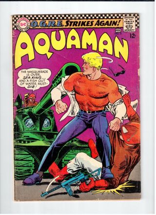 Dc Comics Aquaman 31 February 1967 Vintage Comic