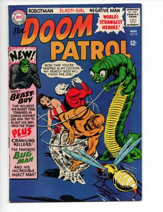 Doom Patrol 99 (1965 Dc Comics) - Origin/1st App.  Beast Bo