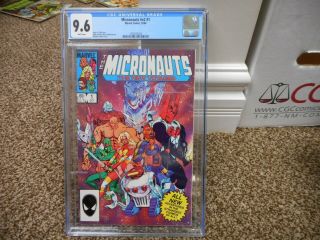 Micronauts 1 Cgc 9.  6 Marvel 1984 Movie Tv V2 Nm Whites Pages Baron Karza