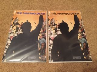 The Walking Dead 191 1st & 2nd Print Both Nm Death Of Rick Grimes