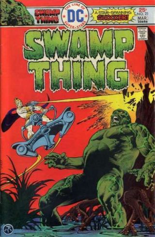 Swamp Thing (1972 Series) 21 In Very Fine, .  Dc Comics [ 8w]