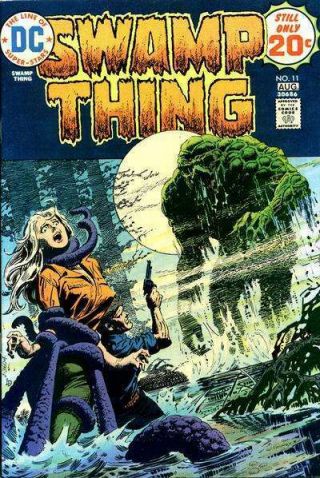 Swamp Thing (1972 Series) 11 In Very Fine, .  Dc Comics [ M3]