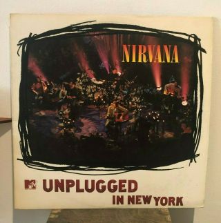 Nirvana " Mtv Unplugged In York " Lp,  Dgc - 24727
