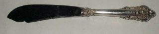 Vintage Wallace Grand Baroque Sterling Silver Master Butter Knife,  Signed