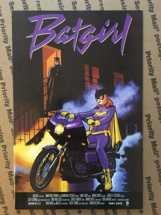 Batgirl 40 Movie Poster VARIANT Purple Rain Cover 2