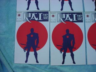 Nine (9) issues of Valiant RAI Nov 1992 NO.  0 Superhero Bloodshot 5