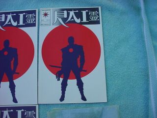 Nine (9) issues of Valiant RAI Nov 1992 NO.  0 Superhero Bloodshot 8