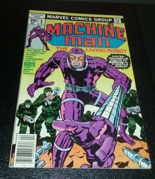 Machine Man 1 Jack Kirby 9.  0 Vf/nm