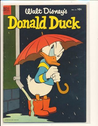 Donald Duck 35 - Carl Barks Cover Fine/vf Cond.