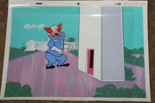 Bozo The Clown Animation Cel Hand Painted Background 103 Larry Harmon
