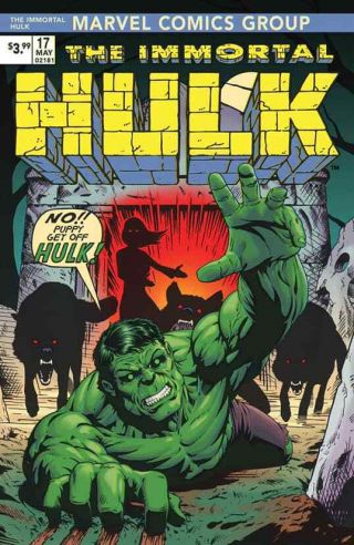 Immortal Hulk 17 Marvel John Tyler Christopher Horror Homage Variant Crypt 1
