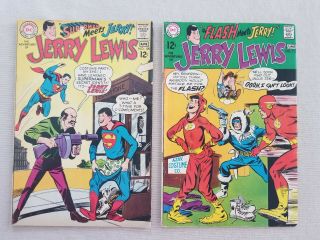 The Adventures Of Jerry Lewis 105 & 112,  Superman & The Flash