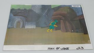 He - Man & The Masters Of The Universe Animation Cel & Background Mer - Man 206