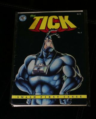 Tick 1 (1988,  Nec) 1st App The Tick,  Ben Edlund,  1st Print Amazon Spoon