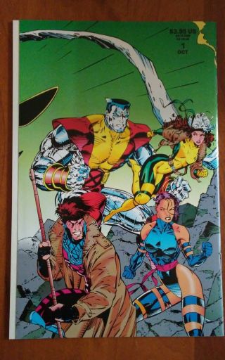 Marvel Comics X - Men comic book autographed by JIM LEE with authenticity 2