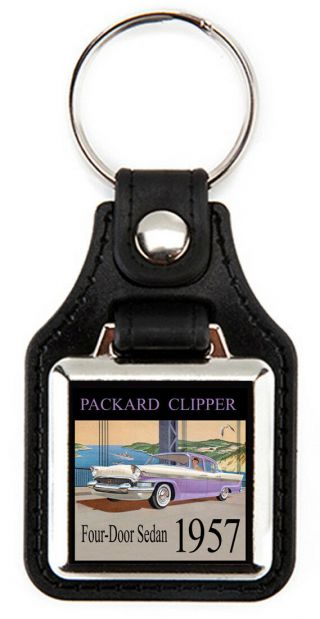 Packard Clipper 1957 Keychain Key Fob