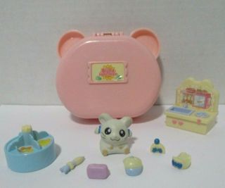 Bijou Ham Ham Hamtaro Epoch Compact Case Playset Accessories Toy Mini Hamster