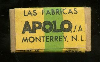 Single Piece In Wrapper Apolo Chewing Gum,  Monterey Mexico C.  1950 – Stained