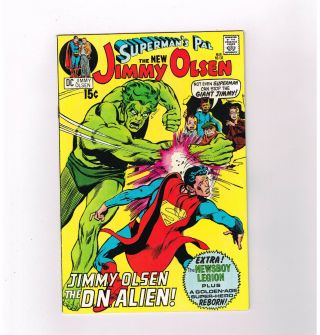 Supermans Pal Jimmy Olsen 136 Grade 9.  2 Bronze Age " The Saga Of The Dnaliens "