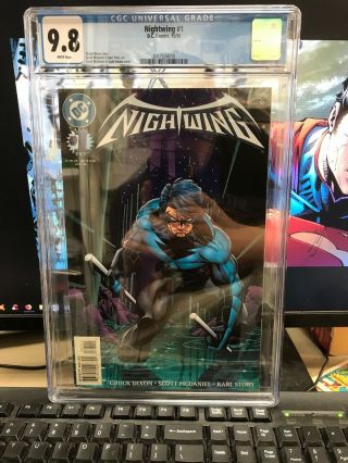 Nightwing 1 Cgc 9.  8 White Pages 10/1996