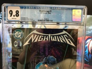 Nightwing 1 CGC 9.  8 White Pages 10/1996 2
