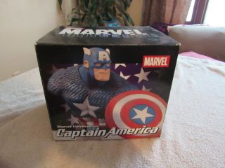 Marvel Universe Captain America Diamond Select Toys Statue/ Bust /93/4000 Nib