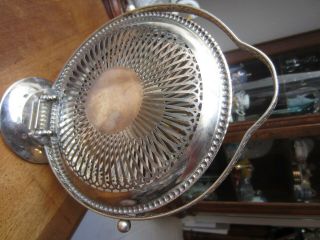 Vintage Silver Plated 3 Tier Folding Desert Server,  Made In England