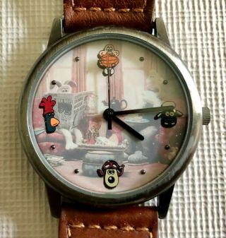 Wallace And Gromit A Close Shave Wristwatch Wesco 1989