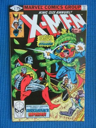 Uncanny X - Men King - Size Annual 4 - (nm) - Doctor Strange - Nightcrawlwer