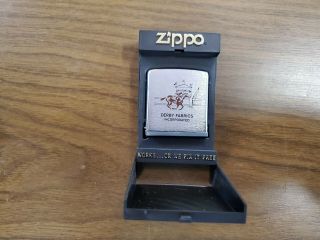Zippo Tape Measure " Derby Fabrics " 25th Year