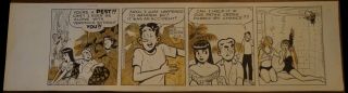 Comic Art - 1959 - Archie Daily Strip - Veronica,  Archie,  Jughead