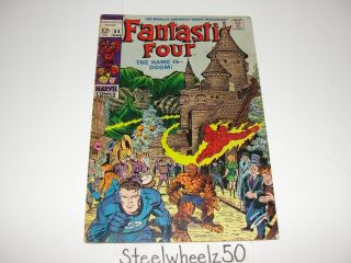 Fantastic Four 84 Comic 1969 The Name Is Dr Doom Nick Fury Stan Lee Jack Kirby
