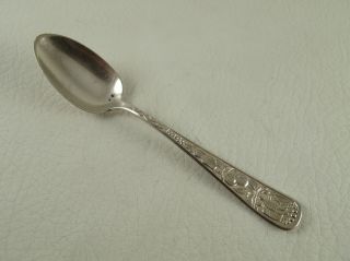 Game (1892) By 1847 Rogers Bros Silverplate 4 1/4 " Demitasse Spoon Rare Pattern