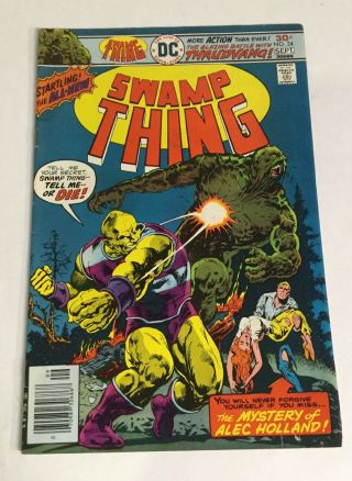 Swamp Thing 24 Vf Very Fine 8.  0 Dc Comics Bronze