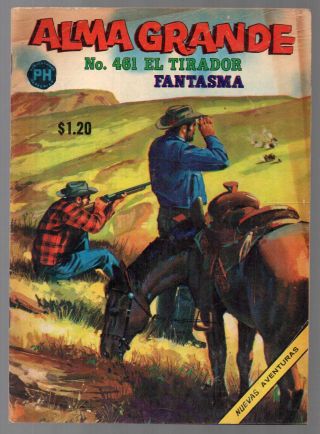 Alma Grande 461 El Tirador Fantasma,  Publicaciones Herrerías 1970